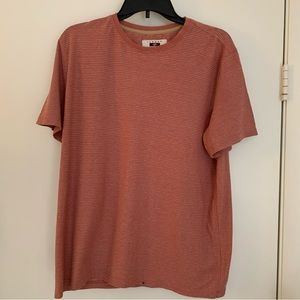 JOSEPH ABBOUD. Short Sleeve Striped Shirt. Size M. Cotton blend.